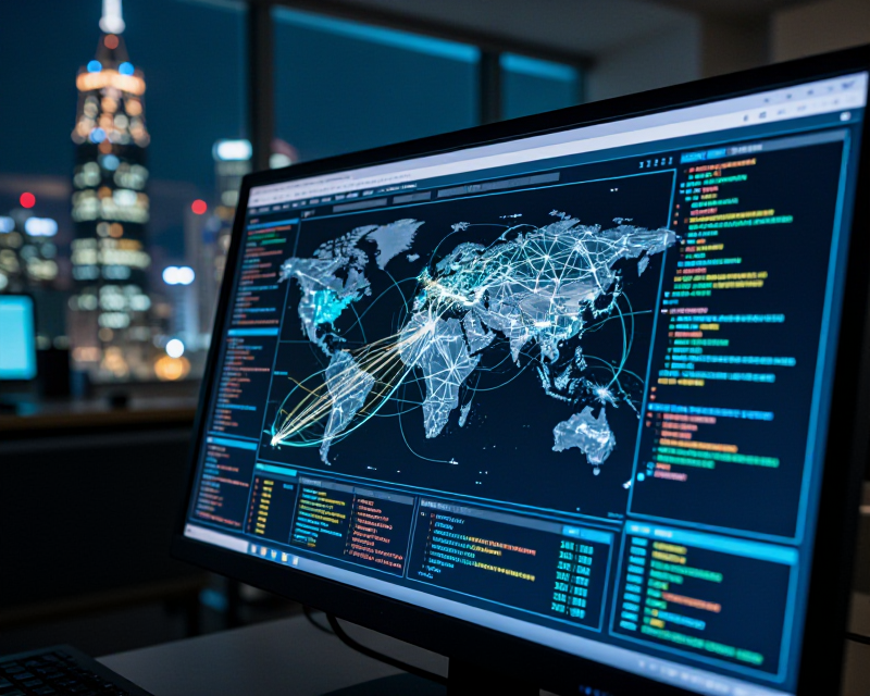 Cybersecurity Investigation Scene