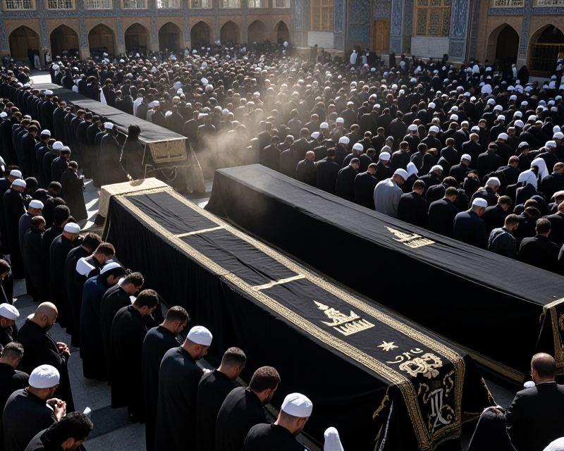 Funeral Atmosphere in Tehran