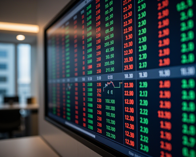 Financial Market Digital Display