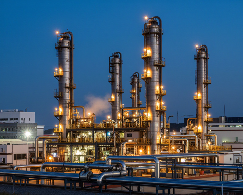 Yeosu Industrial Complex at Twilight