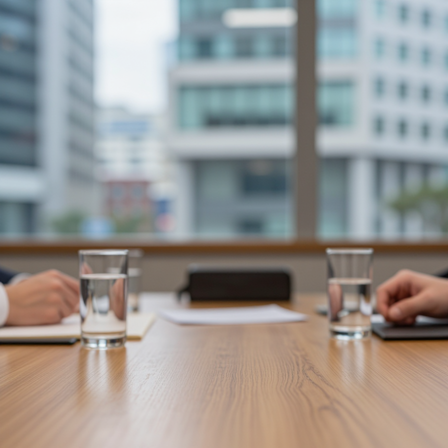 Diplomatic Meeting Setting