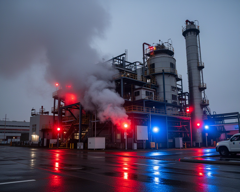 Industrial Fire Emergency