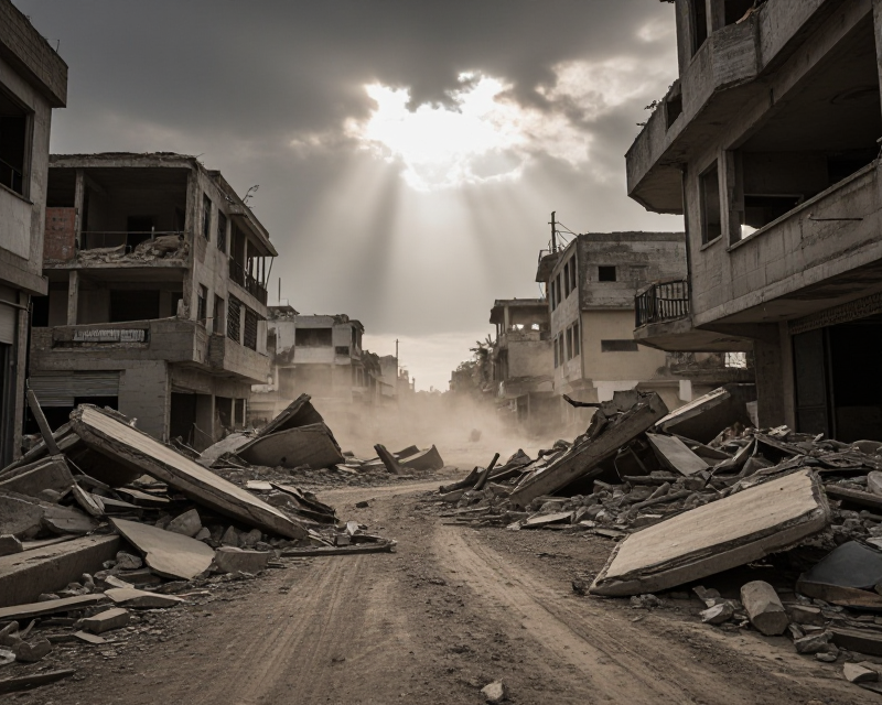 Earthquake aftermath in Venezuela