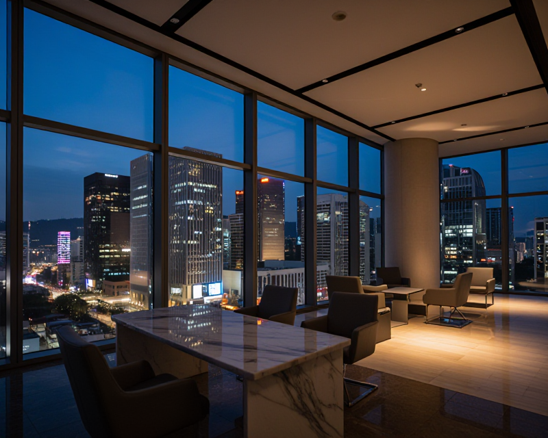 Modern Seoul Corporate Atmosphere
