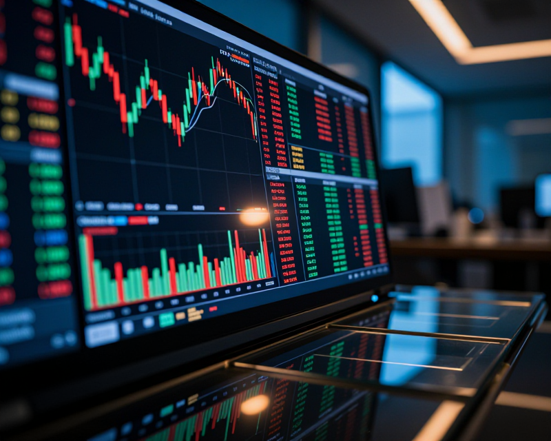 Stock Market Trading Screen