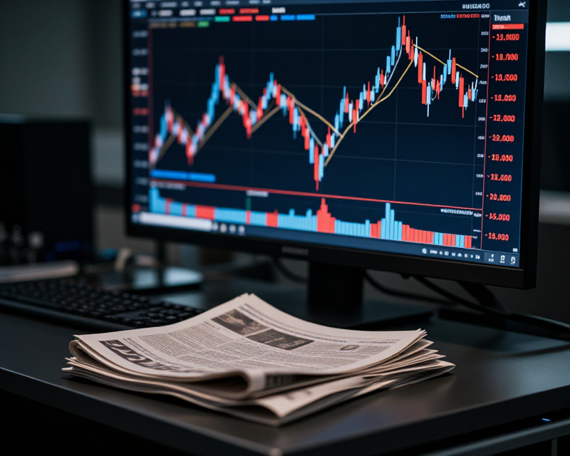 Financial Market Manipulation Concept